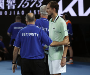 Protestujący przerwał finał Australian Open