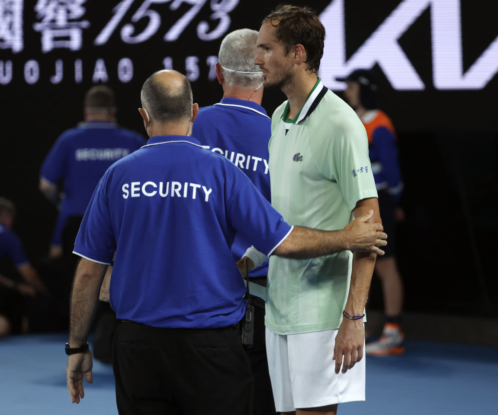 Protestujący przerwał finał Australian Open