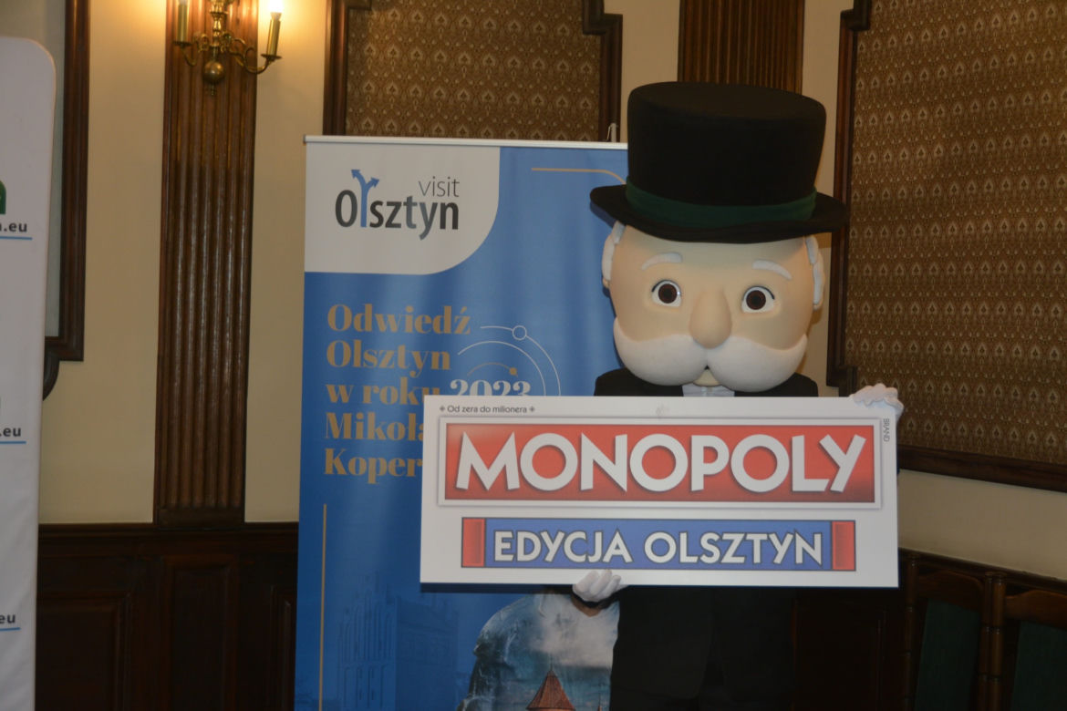 Olsztyn w kultowej grze Monopoly. Będziemy licytować lokalne atrakcje i ulubione "miejscówki"