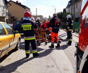 Nowe Grocholice koło Raszyna. Wypadek motocylisty