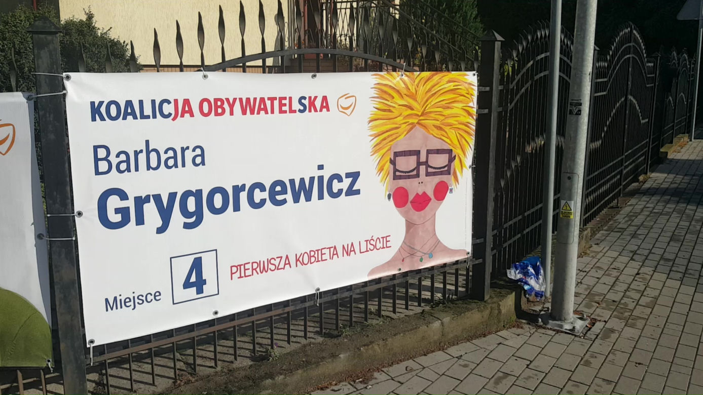 Kandydatka do Sejmu promuje się... własną karykaturą