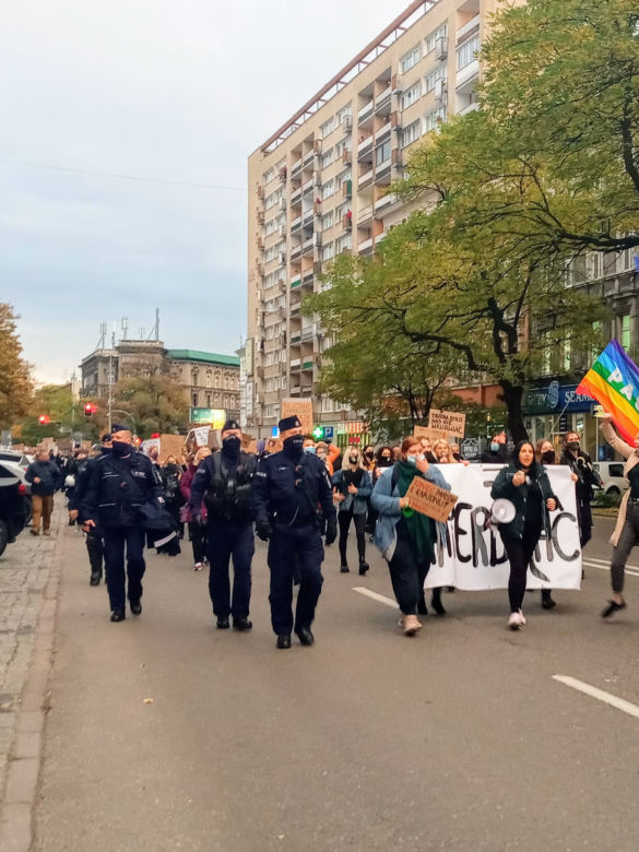Protest kobiet w Szczecinie 27.10.2020