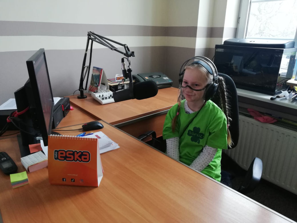 Szczecineckie "Koniczynki" odwiedziły Radio ESKA