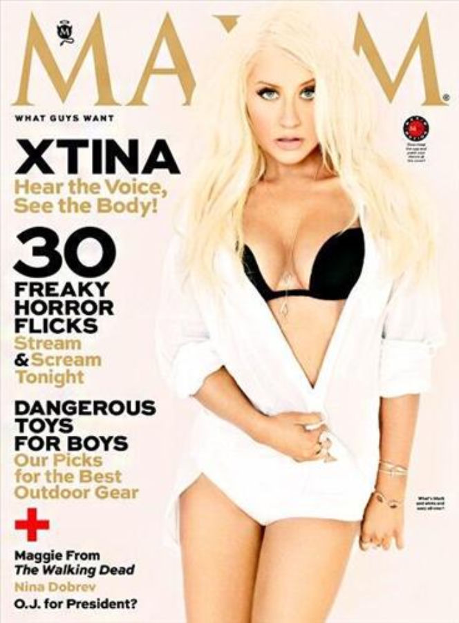 Christina Aguilera w Maximie (2)