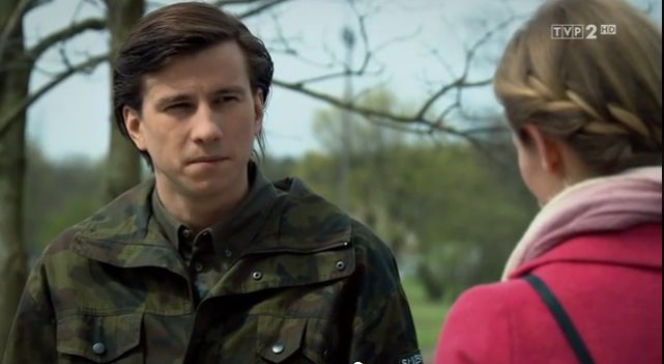 M jak miłość, odcinek 1309, Franek (Piotr Nerlewski), Justyna (Olga Kalicka)