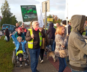 Wielki protest w Skawinie
