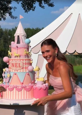 Klaudia Halejcio wyprawiła córce urodziny