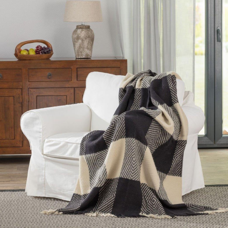 Pled Zelandia black cream, marki Dekoria