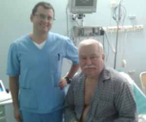 Lech Wałęsa w szpitalu 