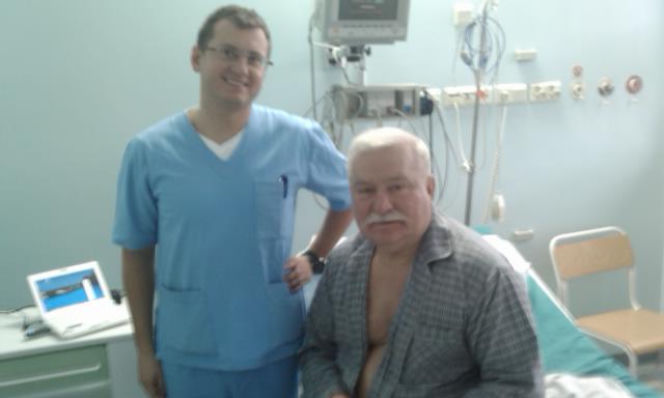 Lech Wałęsa w szpitalu 
