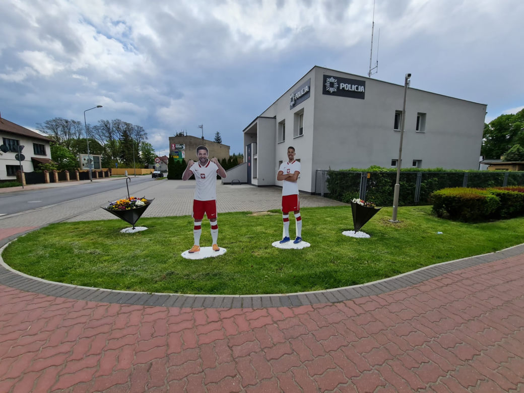 W mieście stanęły specjalnie dekorację na tę okazję 