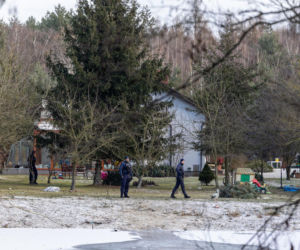 Wiktorek wpadł z mamą do stawu