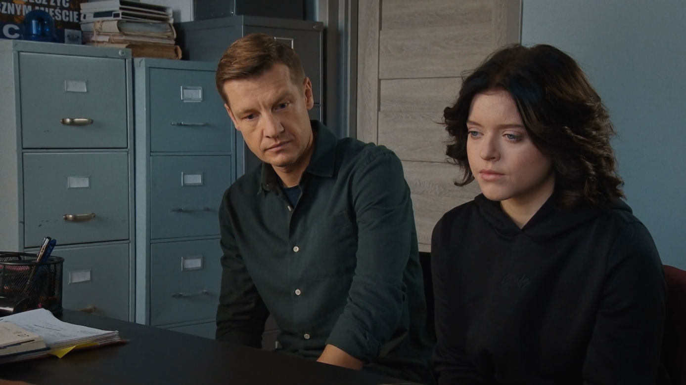 M jak miłość, odcinek 1712: Paweł (Rafał Mroczek), Basia (Gabriela Raczyńska)