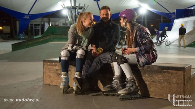 Na dobre i na złe odcinek 602, Blanka (Pola Gonciarz), Wiktoria (Katarzyna Dąbrowska), Tomasz (Ireneusz Czop)