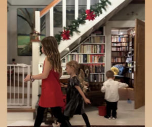 Anna Lewandowska i Robert Lewandowski świątecznie