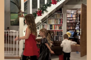 Anna Lewandowska i Robert Lewandowski świątecznie