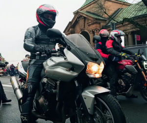 Motomikołaje przejechały ulicami Szczecina