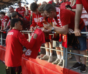 Widzew Łódź - Piast Gliwice: Zdjęcia kibiców i zawodników z meczu 34. kolejki PKO BP Ekstraklasy