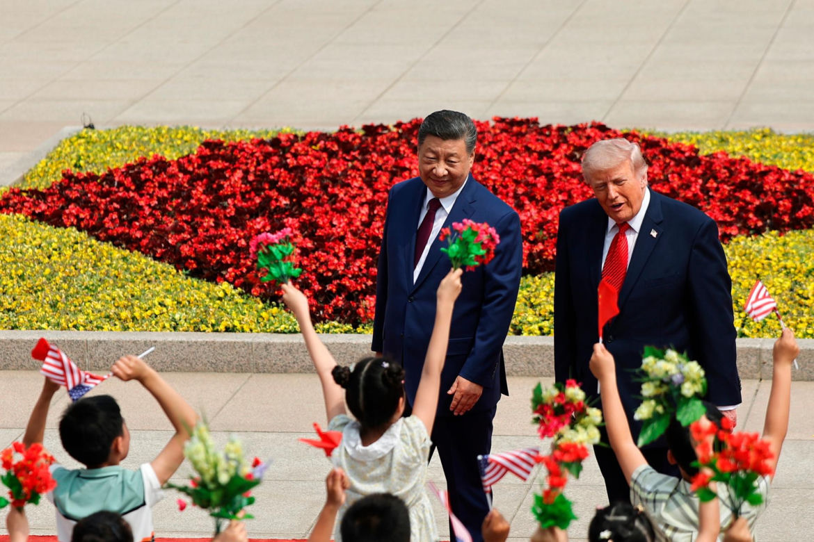 Trump w Chinach! Zobacz spotkanie. "Wielki przywódca, fantastyczna przyszłość"