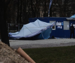 Punkt szczepień został zdmuchnięty z powierzchni ziemi! 