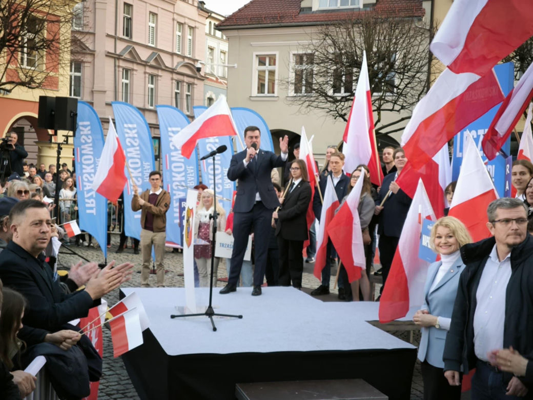 Trzaskowski w Lesznie 