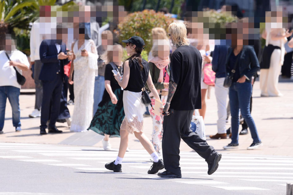 Martyna Byczkowska i Quebonafide w Cannes