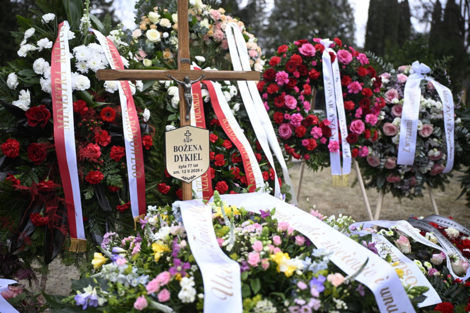 Bożena Dykiel spoczęła na Powązkach Wojskowych