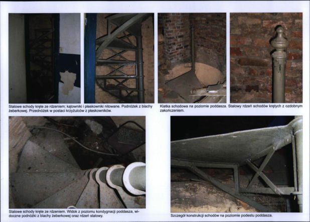 Schody z nieistniejącego już budynku Kolei Warszawsko-Wiedeńskiej przy ul. Chmielnej 73 w Warszawie