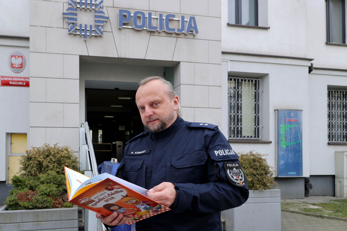 Robert Koniuszy, rzecznik prasowy Komendy Rejonowej Warszawa Mokotów
