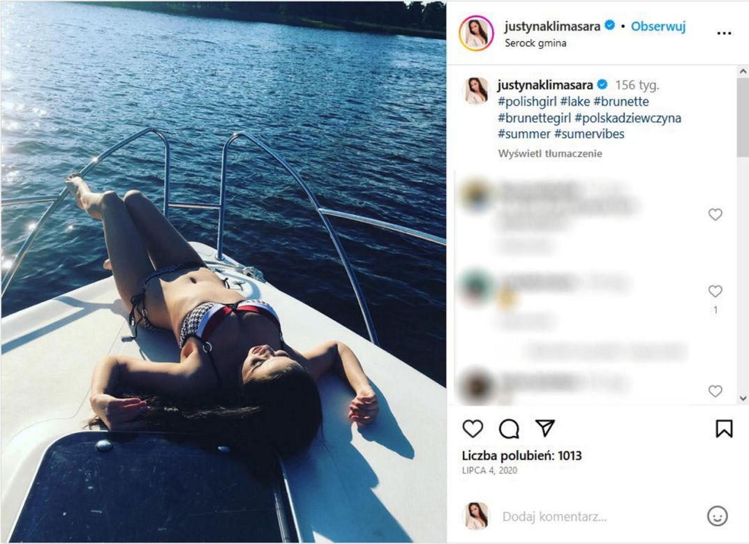 Justyna Klimasara na gorących zdjęciach