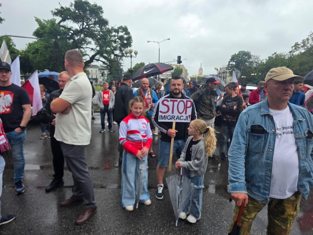 Protest Konfederacji w Siedlcach zgromadził ok. 600 osób