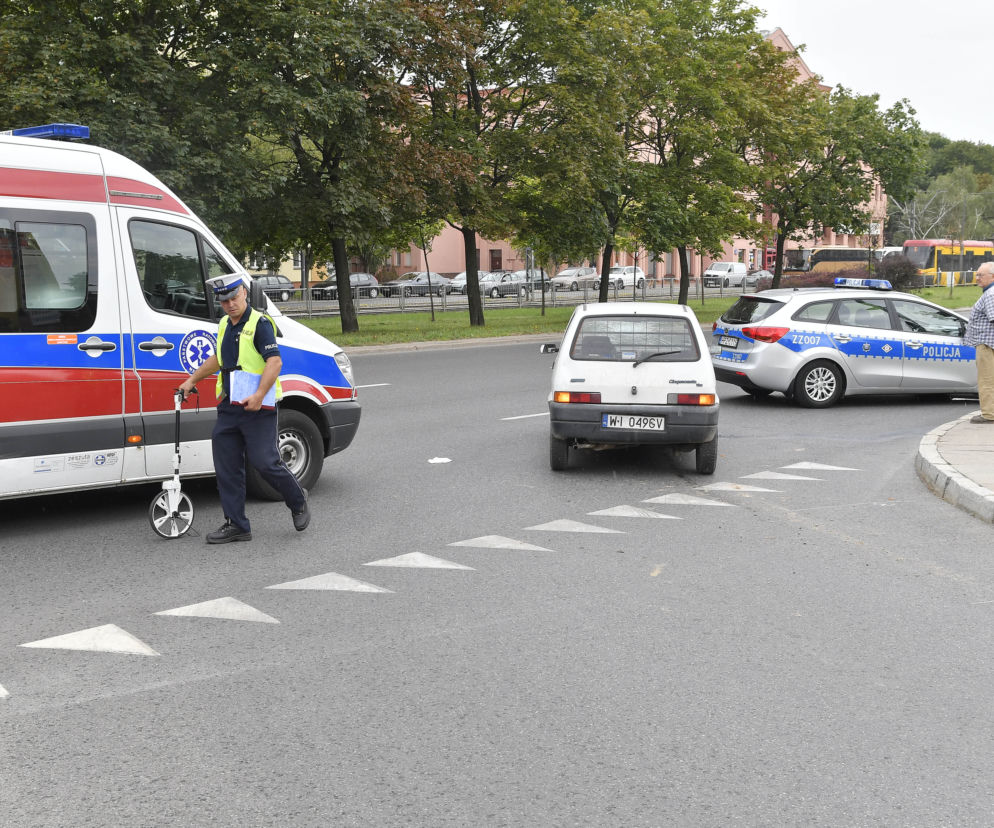Wypadek w Warszawie