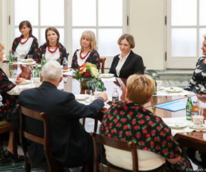 Agata Duda gościła członkinie Koła Gospodyń Wiejskich