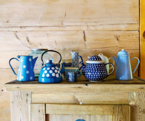 Wnętrze łemkowskiej chaty