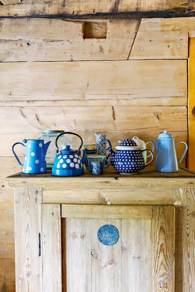 Wnętrze łemkowskiej chaty