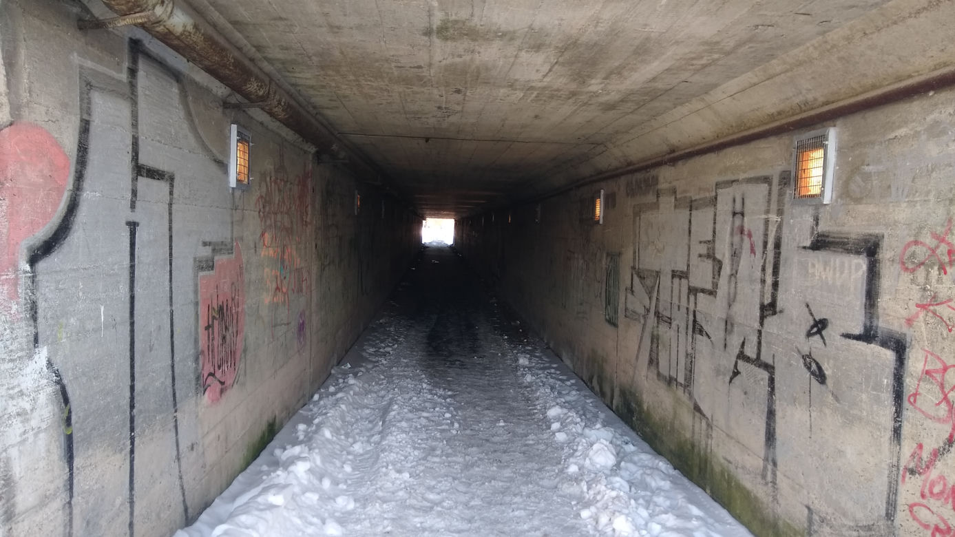 Tunel grozy w Białymstoku