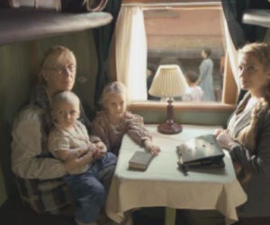 ANNA GERMAN odc. 1. Babcia Anny German - Anna Friezen (Jekatierina Wasiljewa), Irma German (Maria Poroszyna), mała Ania (Anna Kirina)