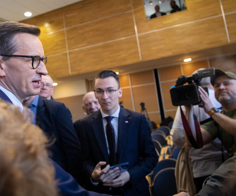 Mateusz Morawiecki w Toruniu. Mówił o nowym planie partii i tonował nastroje