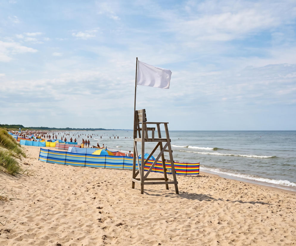 Sinice Stegna. Czy w Stegnie można się kąpać 15.08? Flaga, warunki pogodowe