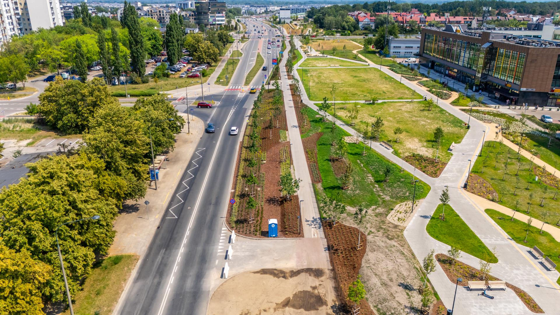 Park nad Południową Obwodnicą Warszawy w Warszawie