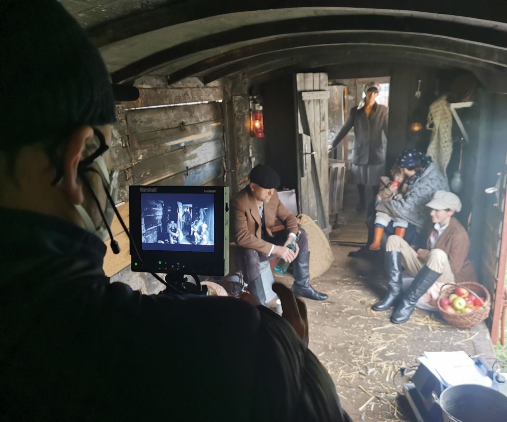 Kadr z filmu Panie na Żuławach