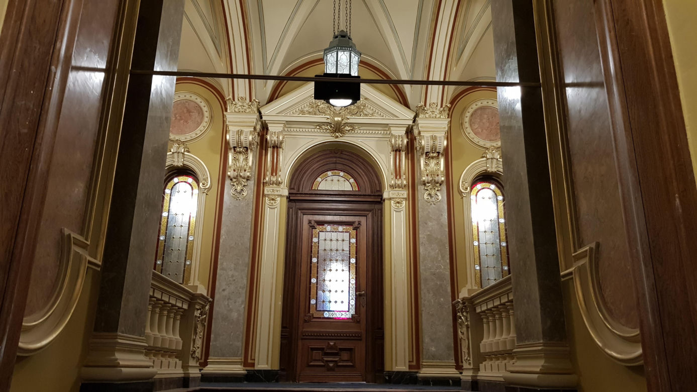 Willa Augusta Lentza – sień po