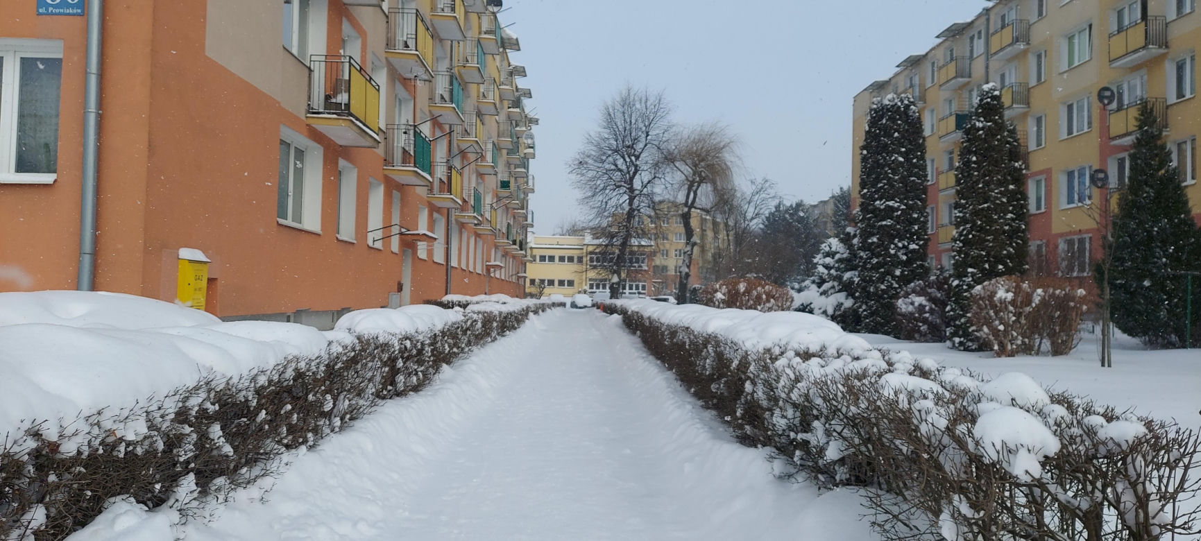 zima w Zamościu