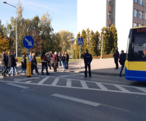 Blokada drogi w Tarnowie - protest
