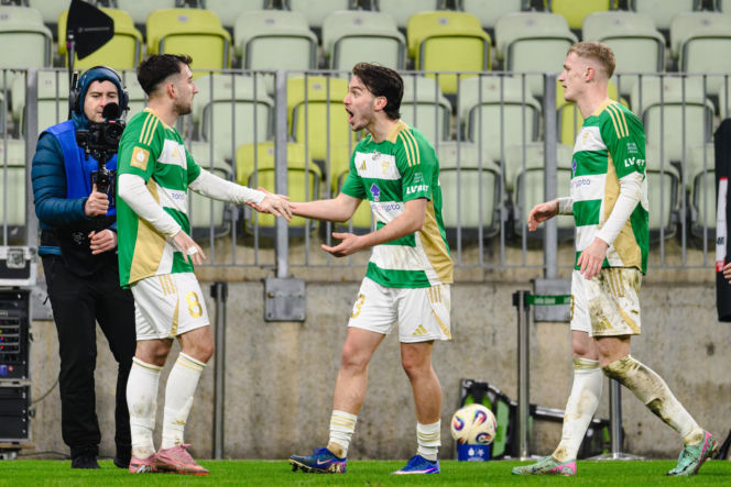 Lechia Gdańsk - Jagiellonia Białystok: Zdjęcia kibiców i zawodników z meczu 24. kolejki PKO BP Ekstraklasy