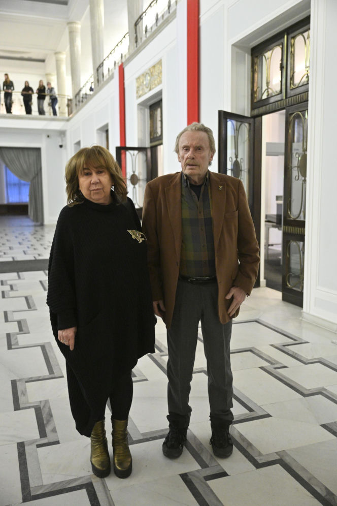 Czarzasty zaprosił Olbrychskiego z żoną do ważnej akcji