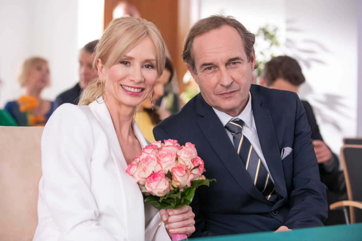Na Wspólnej odc. 2730. Ewa (Ewa Gawrykuk), Arek Ostrowski (Marek Kalita)