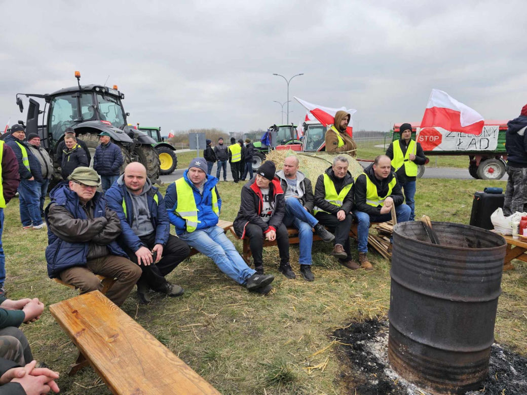 Protest rolników na Podkarpaciu
