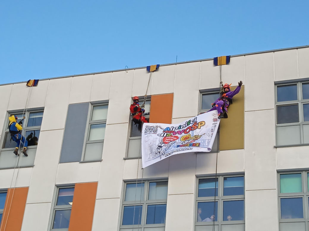 Alpiniści dla WOŚP. Olsztyn 2024