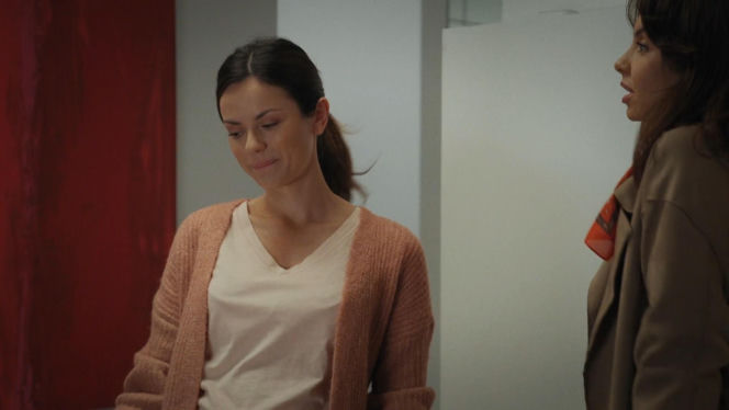 M jak miłość odc. 1919. Kasia (Paulina Lasota), Aneta (Ilona Janyst)